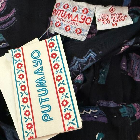 Vintage 90's Putumayo Wear the World Pants - Size M - NWT - Picture 6 of 6